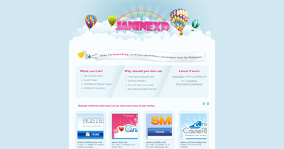 JanineXD Website Screenshot