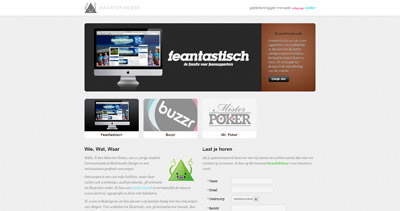 Maarten Keizer Website Screenshot