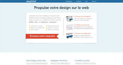 EasyHTML Website Screenshot