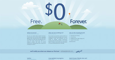 Zero Dollar Tools Website Screenshot