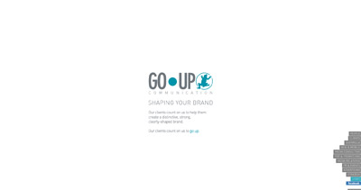GO UP Website Screenshot