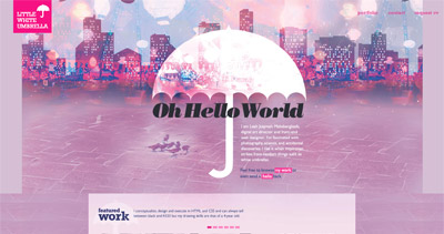 Little White Umbrella Website Screenshot