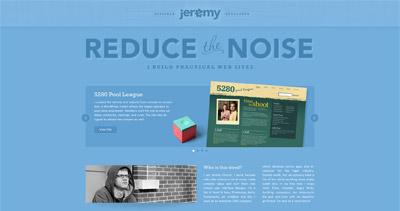 Jeremy Church Website Screenshot