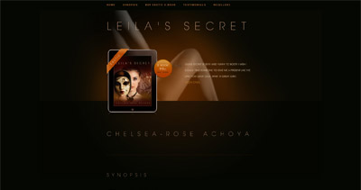 Erotic e-books Website Screenshot