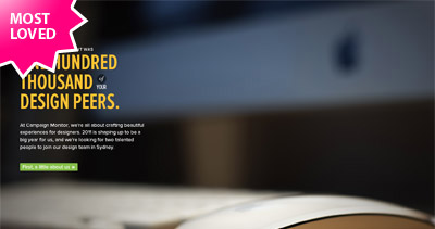 Campaign Monitor is hiring Website Screenshot