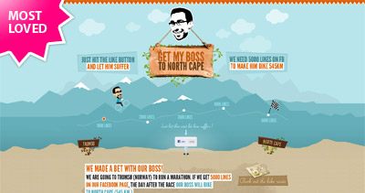 Get my boss to North Cape Website Screenshot