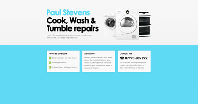 Paul Stevens Website Screenshot