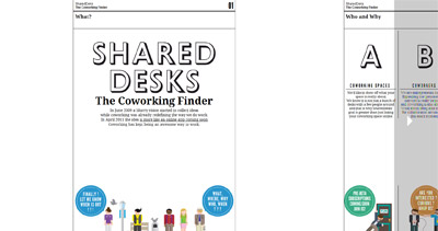 SharedDesks Website Screenshot