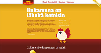 Kultamuna Website Screenshot