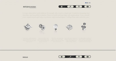 Nitesh Sharma Website Screenshot