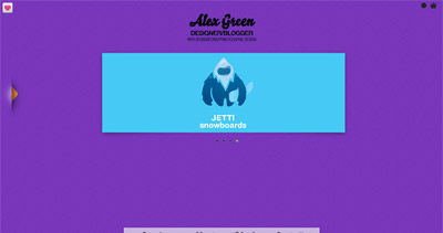 Alex Green Website Screenshot