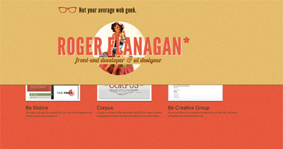 Roger Flanagan Website Screenshot